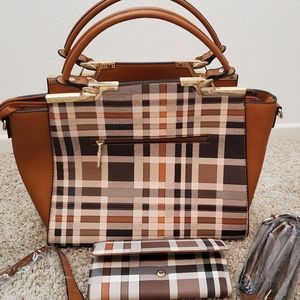 Handbag Tote Purse Crossbody Bag |  Wallet Bundle